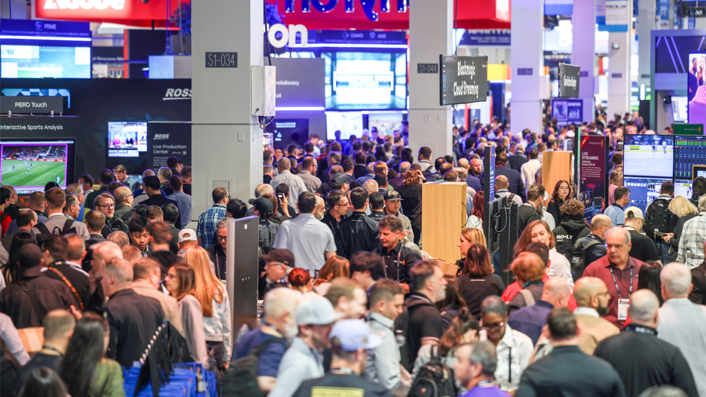 NAB Show floor in 2025