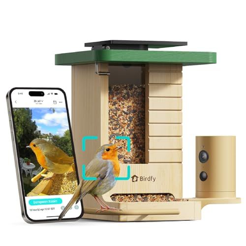 Wooden Bird Feeder
