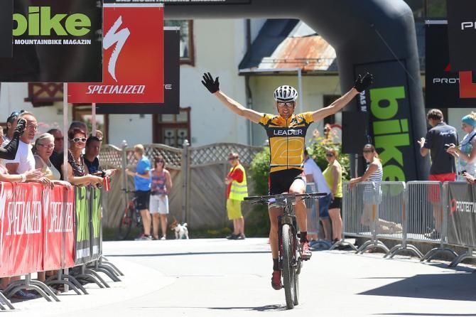 Christoph Sauser wins stage 3 of the Bike Four Peaks