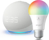 Echo Dot w/ Clock:&nbsp;was $59 now $39 @ AmazonFree smart bulb!Price check: $39 @ Best Buy