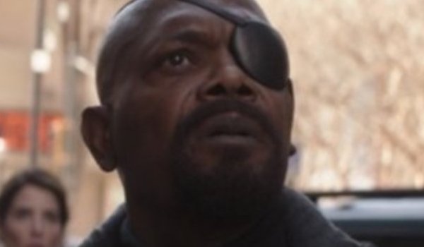 Nick Fury in avengers infinity war