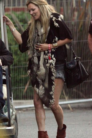 Kate Moss At The Isle Of Wight Festival, 2010