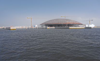 nearly completed Louvre Abu Dhabi
