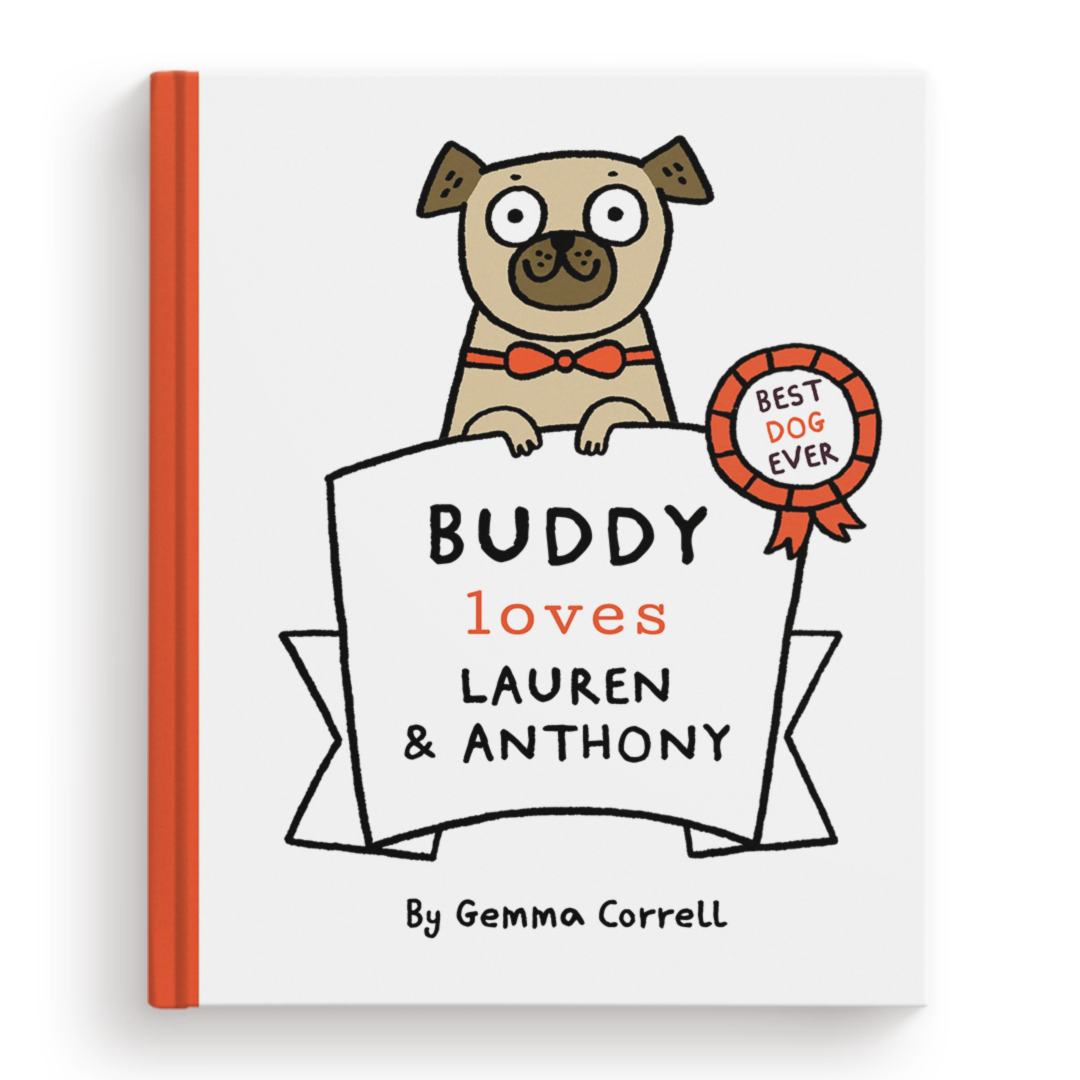 A cutout shot of Your Dog Loves You from Wonderbly