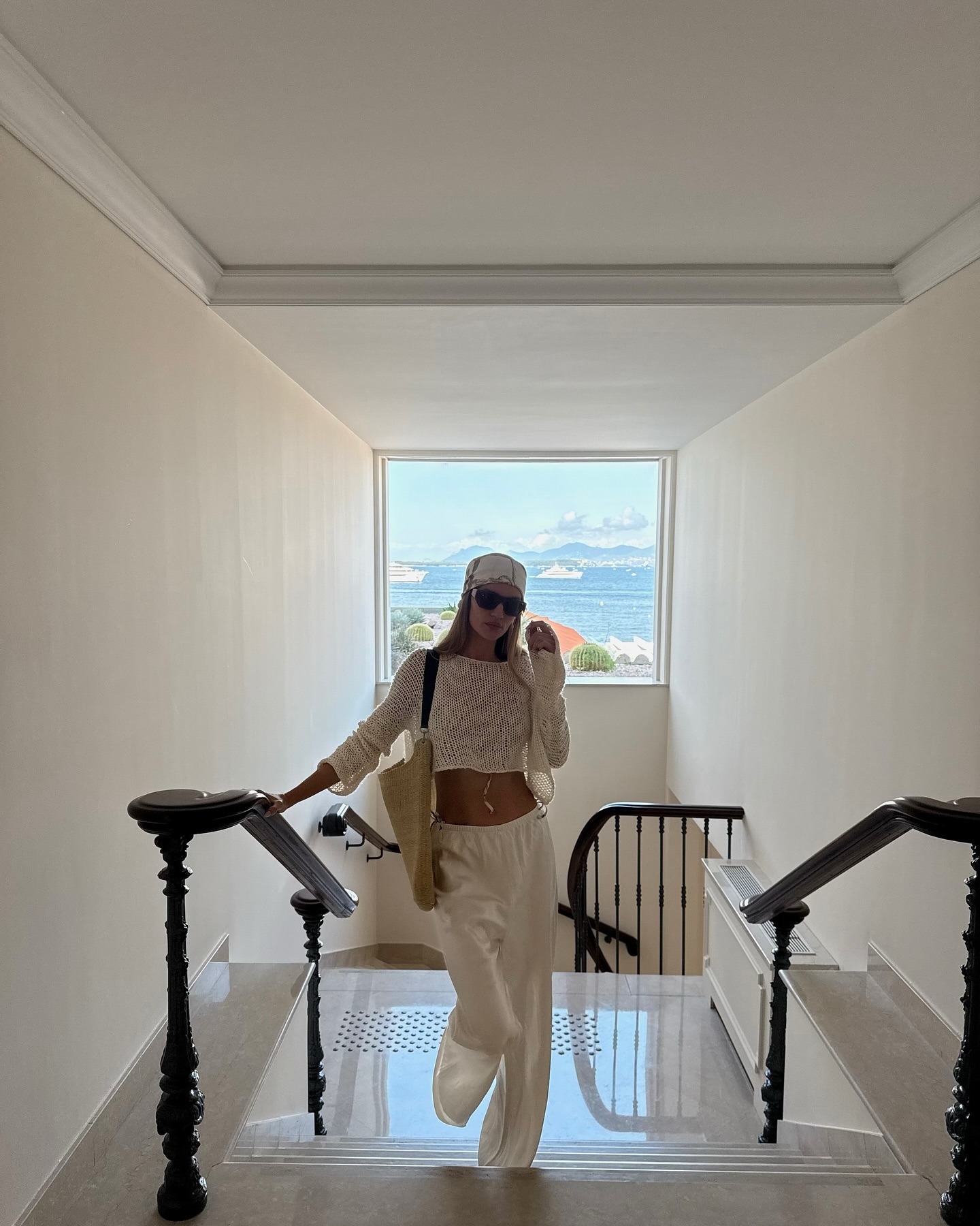 Rosie Huntington-Whiteley wearing The Row Gala Pants