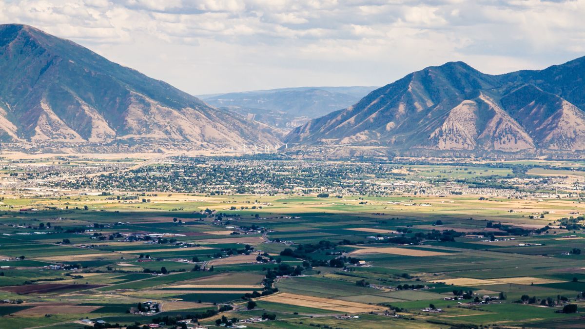 a Utah canyon, Spanish Fork