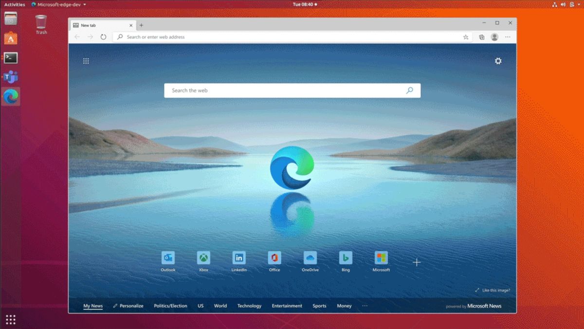 Microsoft Edge Linux
