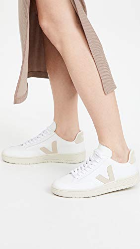 Veja Women's V-12 Sneaker, Extra-White/sable, 7 Medium Us
