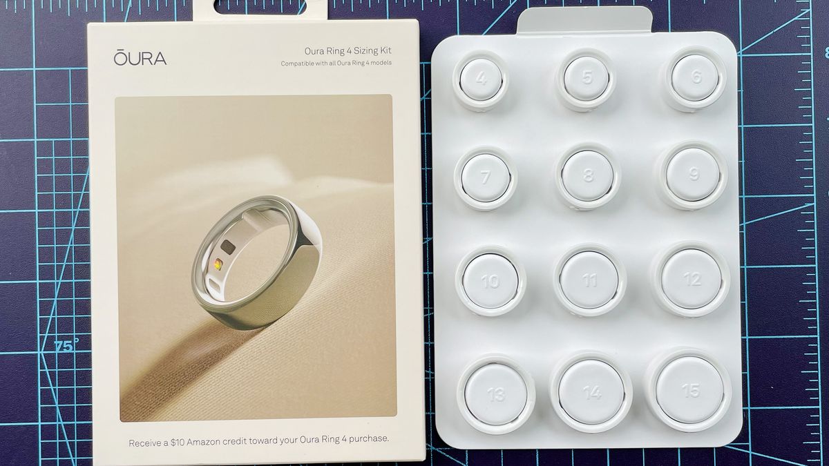 How to use the Oura Ring sizing kit Tom's Guide