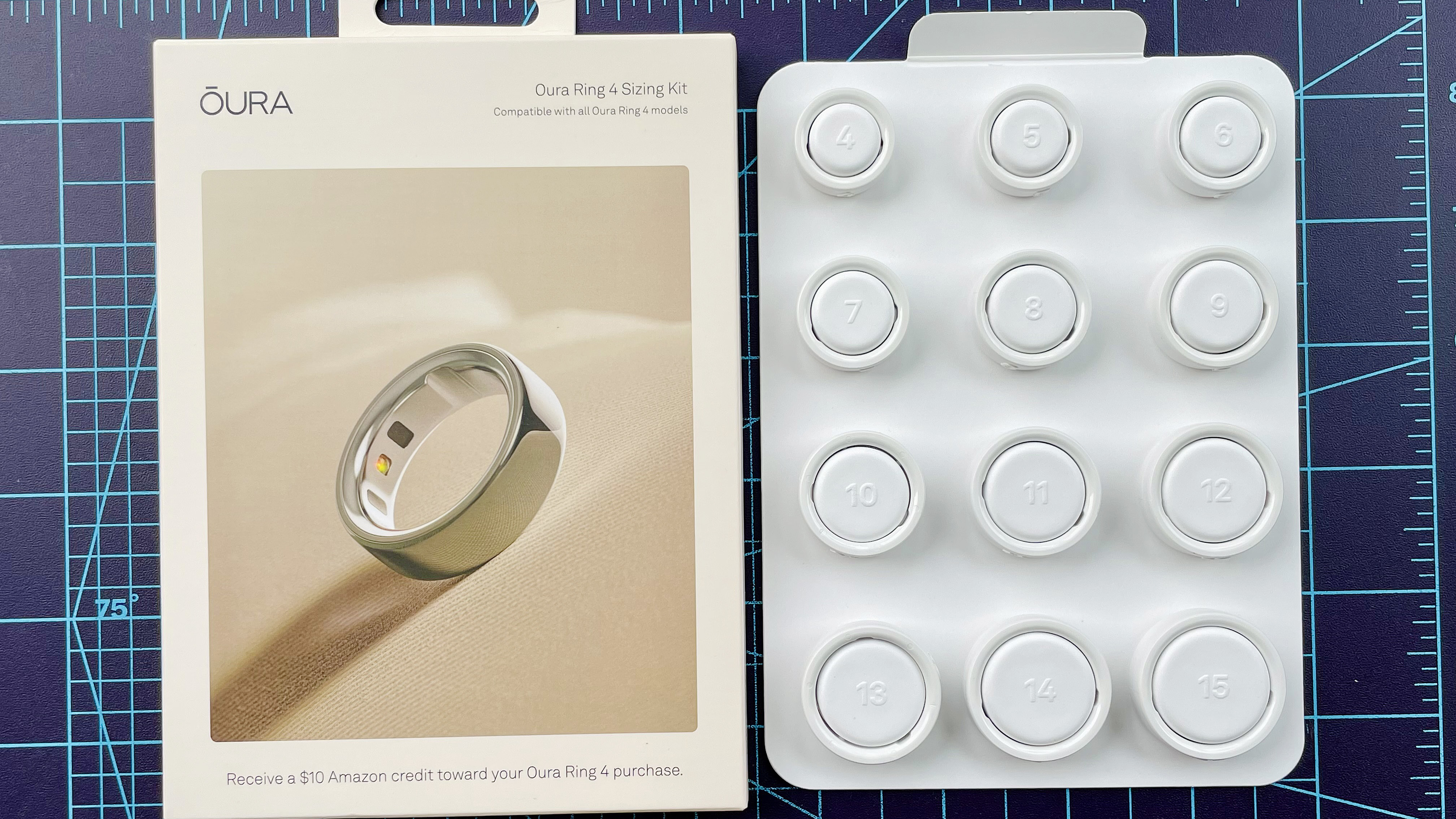 Oura Ring sizing kit for Oura Ring 4