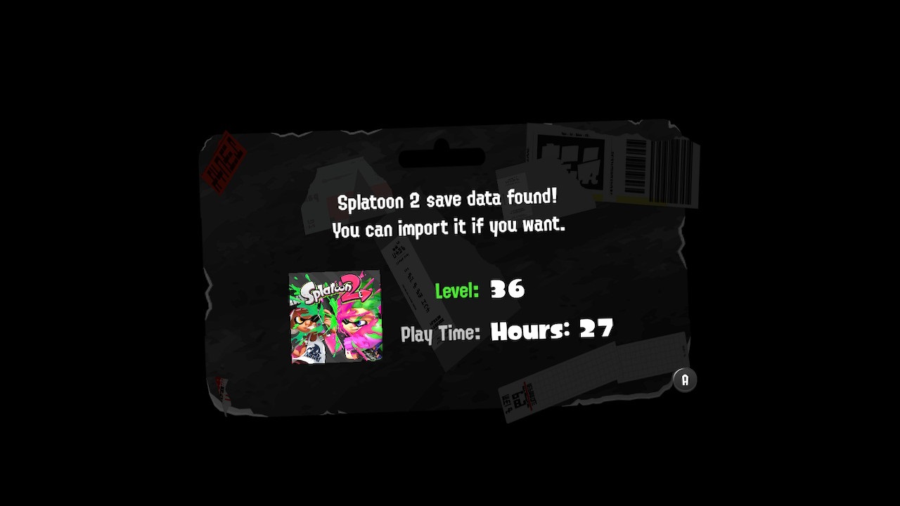 Splatoon 3 Import Save Data Stat Check