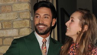 Giovanni Pernice and Rose Ayling-Ellis are seen on October 27, 2021 in London, England