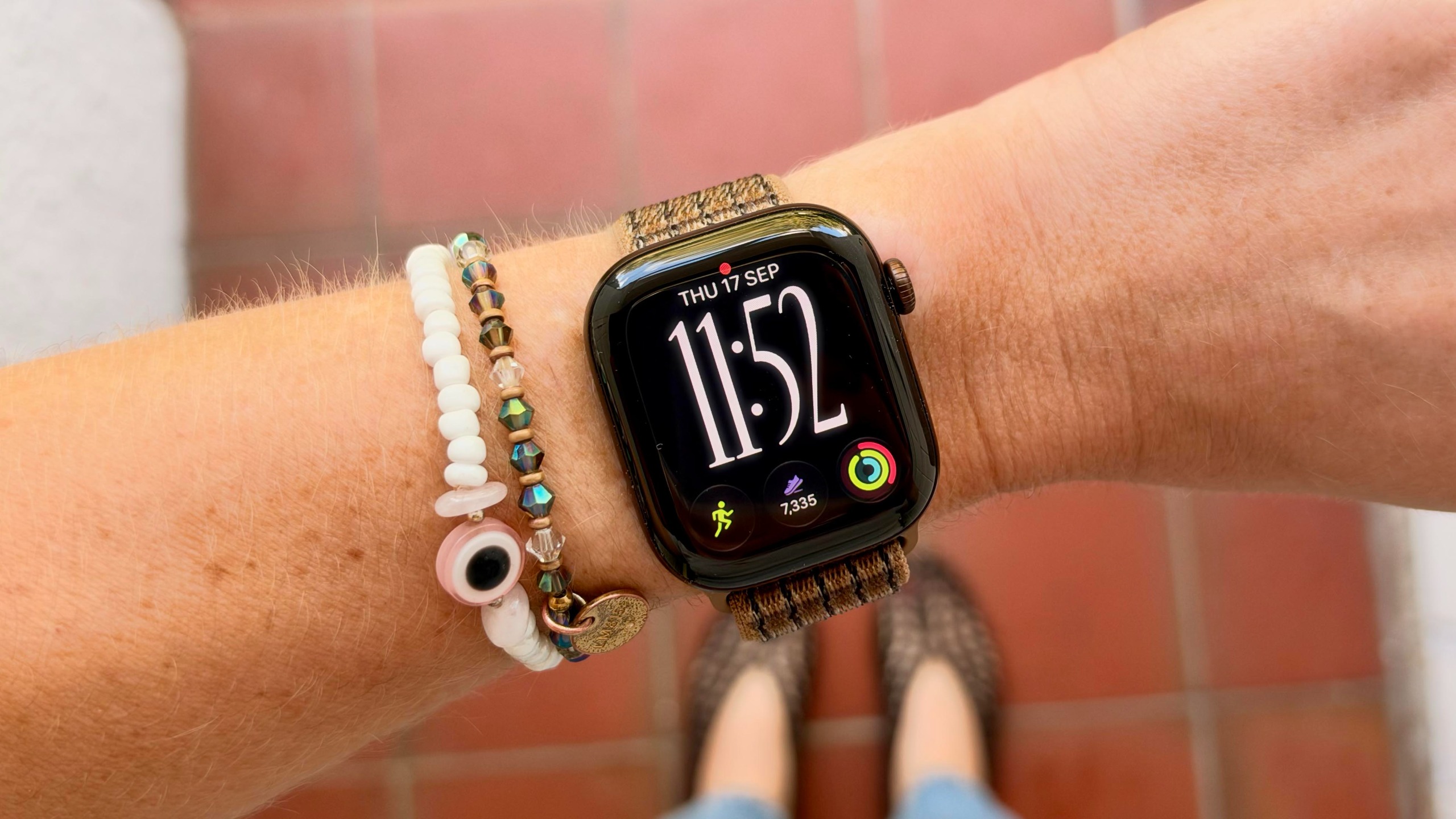 A photo of the Apple Watch Ultra 12 on wrist