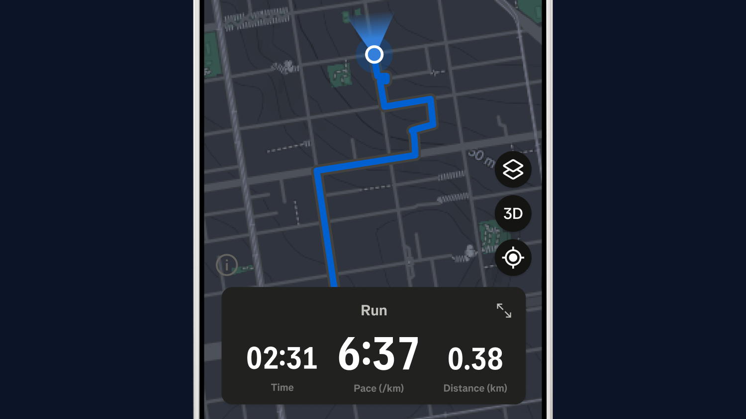 Screenshot showing the updated Strava Record function