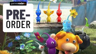 Pikmin 4 key art with pre-order banner