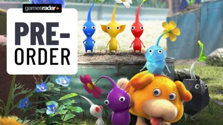 Pikmin 4 key art with pre-order banner