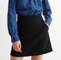 Black A-Line Mini Skirt with Pockets, £45, &amp; Other Stories