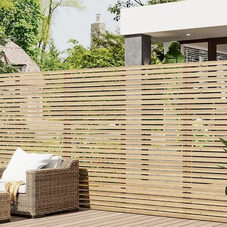 Traditional Lap 6ft Wooden Fence panel Decorative fence panel Perfect for Garden 1.8m W x 1.8m H