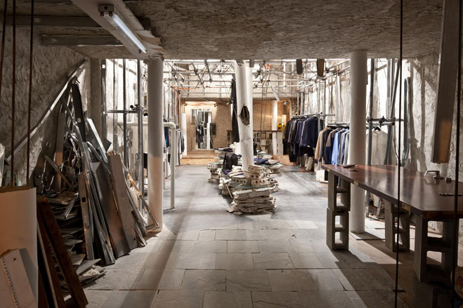 Downtown Manhattan’s Walker Street is actually a carefully considered pop-up shop