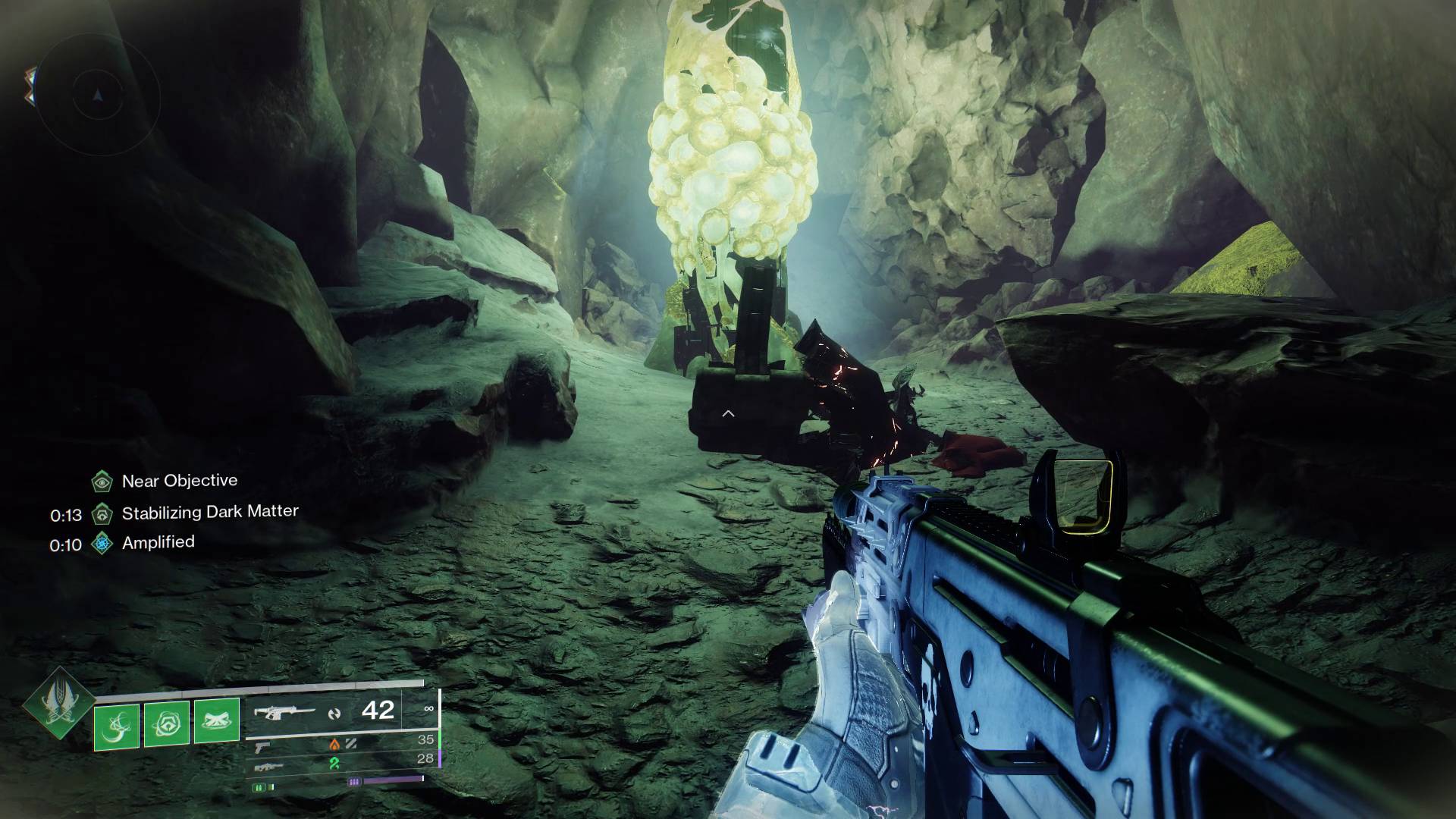 Destiny 2 Graviton Through the Ages Exotic quest The Gorge Mattermorph fungal hive