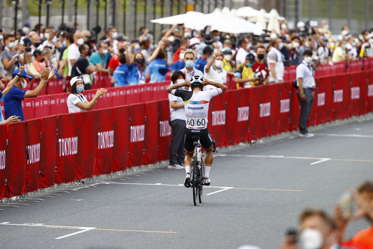 Tokyo 2020 Olympic Games - Olimpiadi Tokyo 2020 - Men's Road Race - Musashinonomori Park - Fuji Internetional Speedway 234 km - 24/07/2021 - Richard Carapaz (ECU - Ineos Grenadiers) - photo Luca Bettini/BettiniPhoto&Acirc;&copy;2021