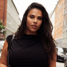 woman with beautiful glowing skin 