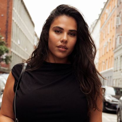 woman with beautiful glowing skin 