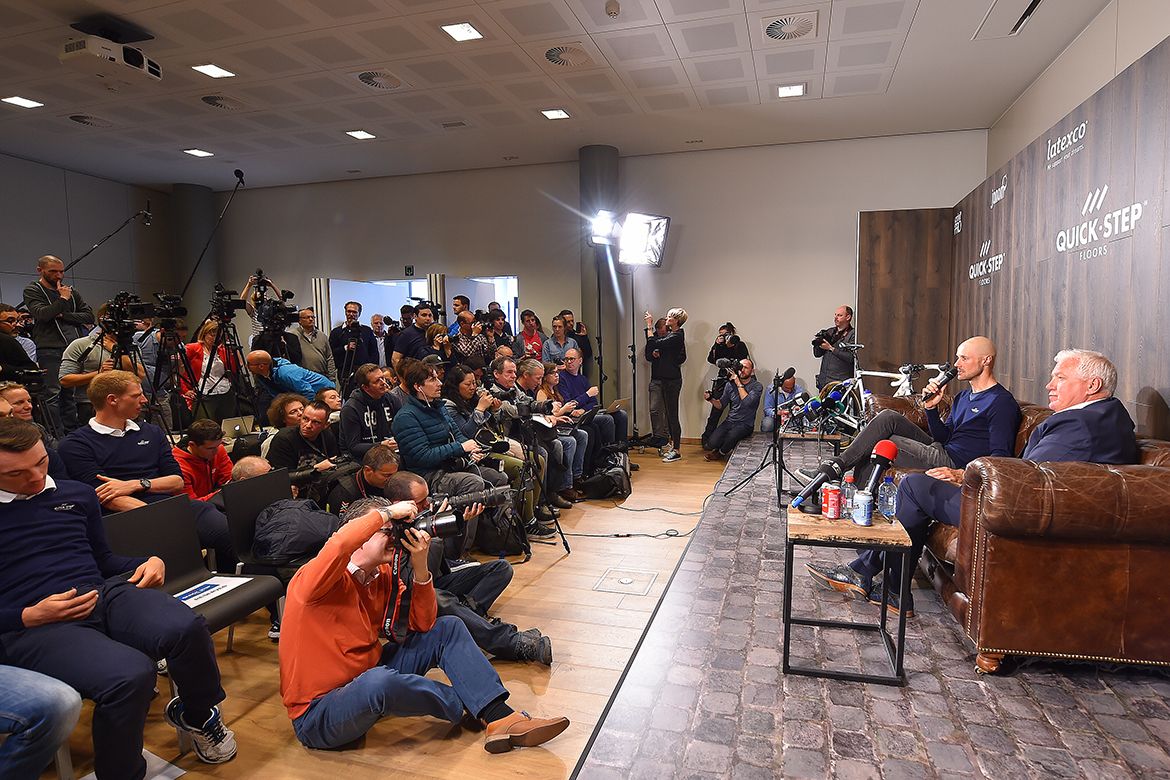 Tom Boonen's pre-Paris-Roubaix press conference