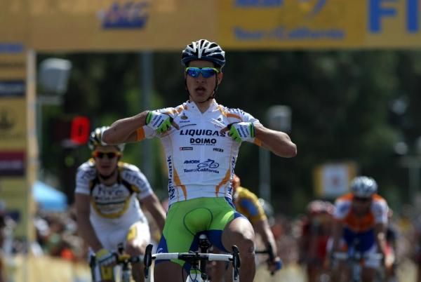 Californian dreamin': Peter Sagan (Liquigas-Doimo) nets his team back-to-back stage wins.