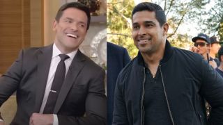 From left to right: Mark Consuelos on Live with Kelly and Mark and Wilmer Valderrama on NCIS. 