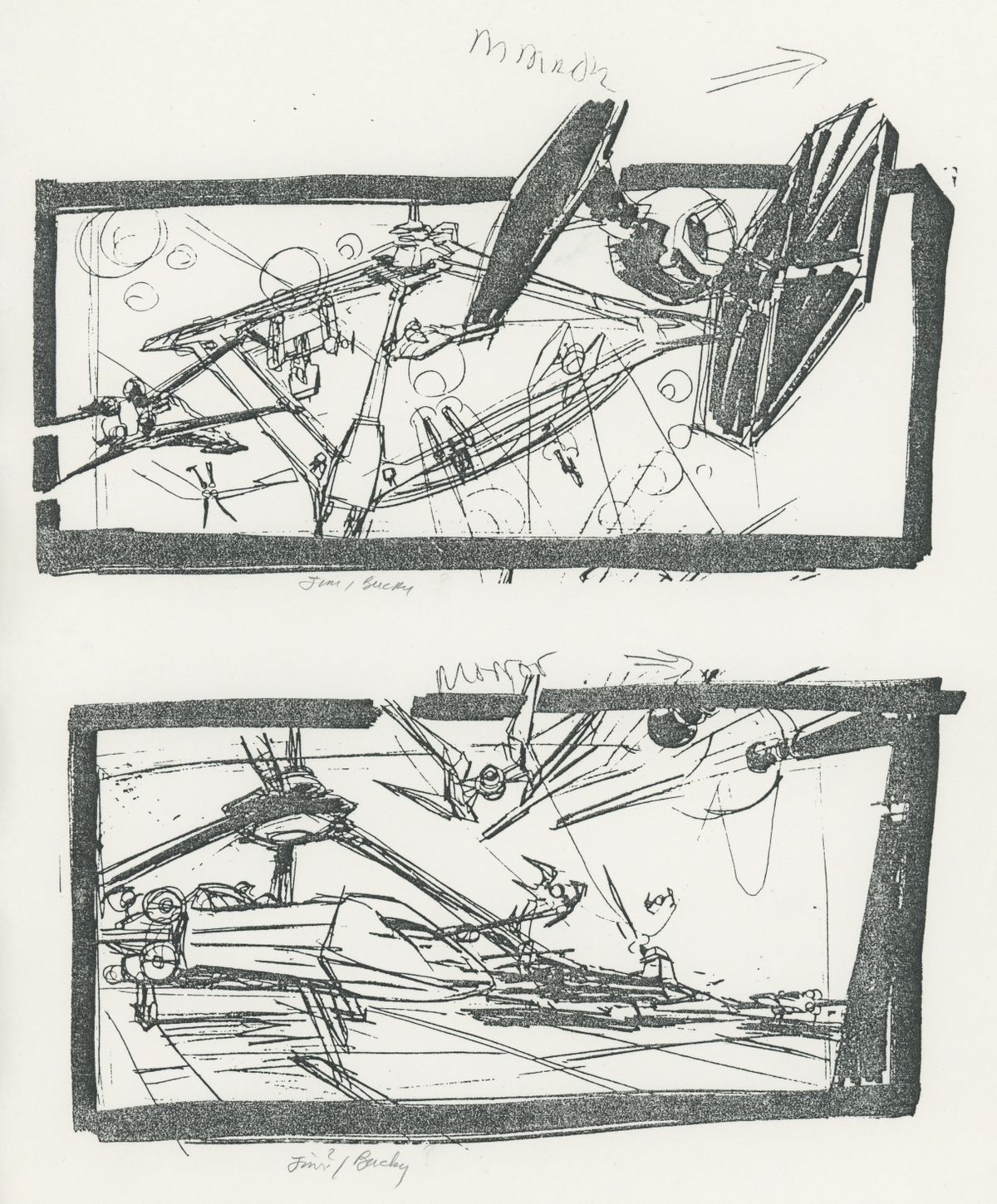 Concept art for TIE Fighter