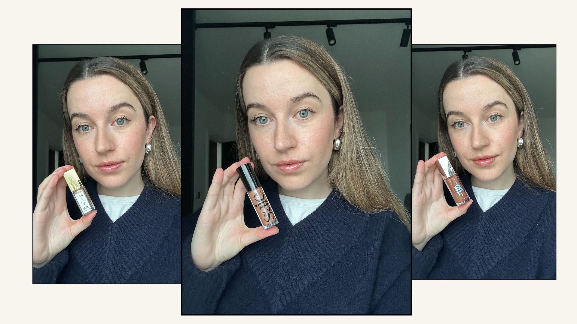 Junior beauty editor, Grace Lindsay, testing the best lip glosses