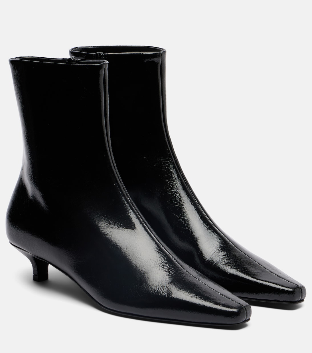 Slim Ankle Boots in Black - Toteme