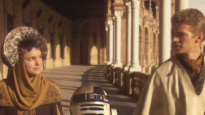 Padme Amidala and Anakin Skywalker in Attack of the Clones