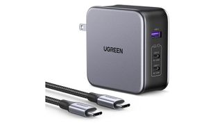 Product shot of UGreen Nexode 140W MacBook charger