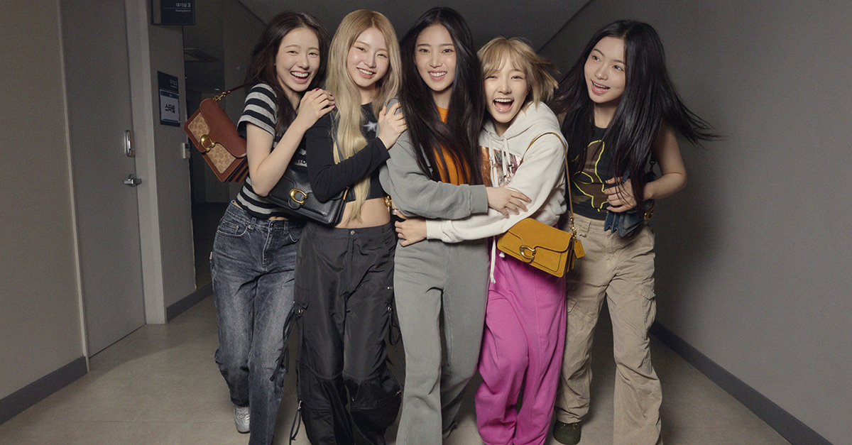 the band KiiiKiii wearing a Coach tabby bag and summer outfits