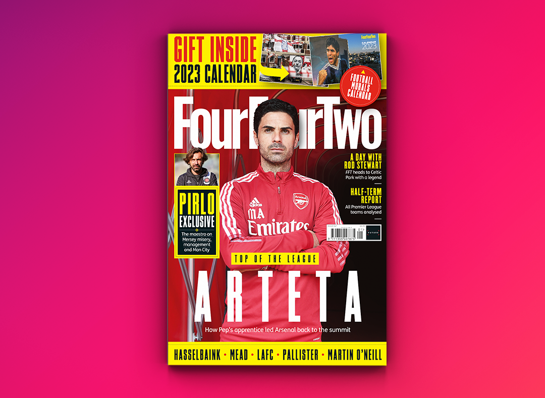 Mikel Arteta FourFourTwo cover, January 2023