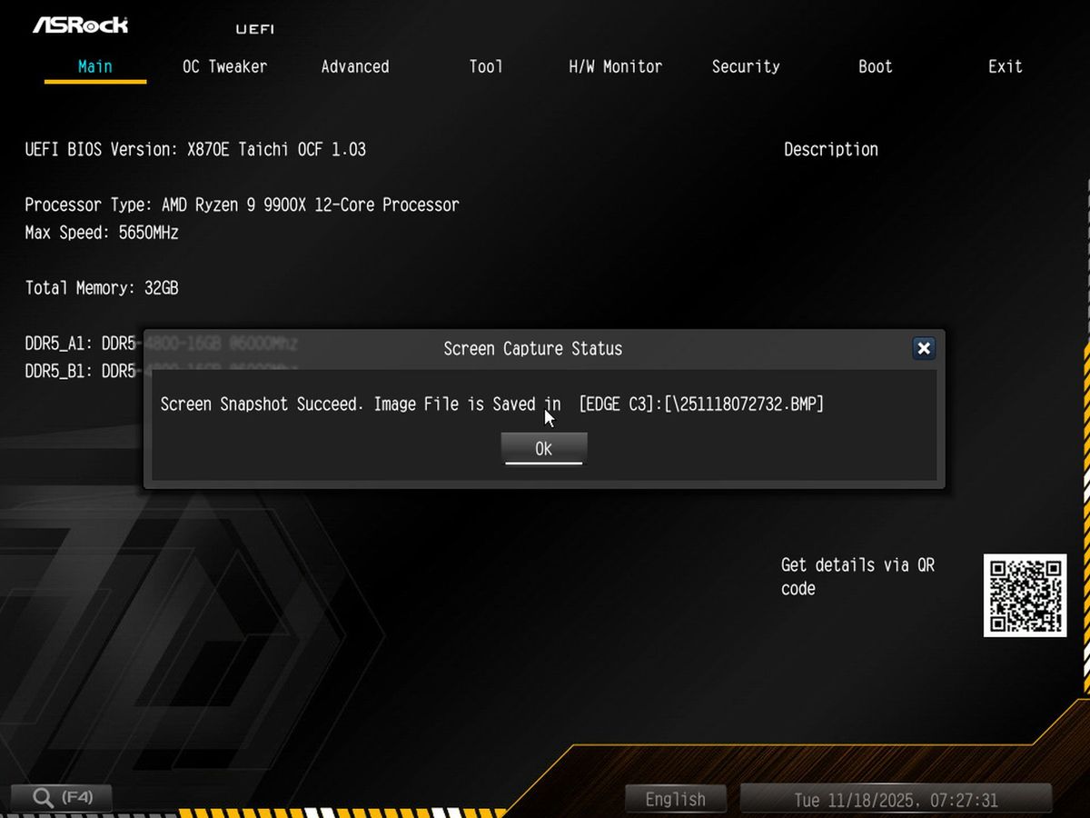 Firmware, Software and Test System - ASRock X870E Taichi OCF