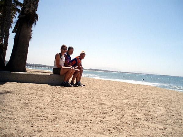 Wendy, Jen and myself at the beach.
