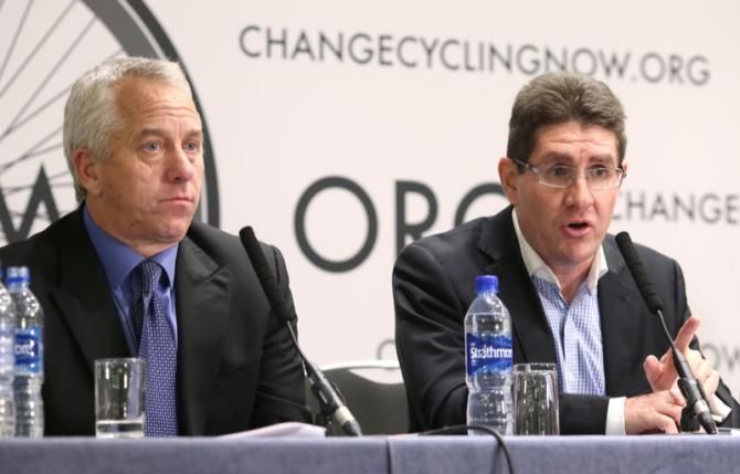 Greg LeMond and Paul Kimmage