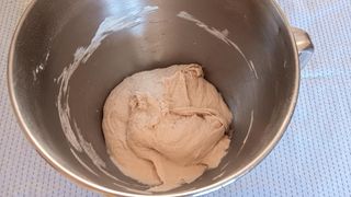 Dough made with a KitchenAid Artisan stand mixer