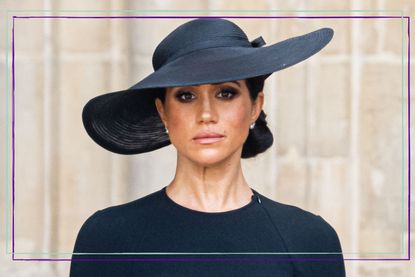 Meghan Markle headshot of her at Queen's funeral