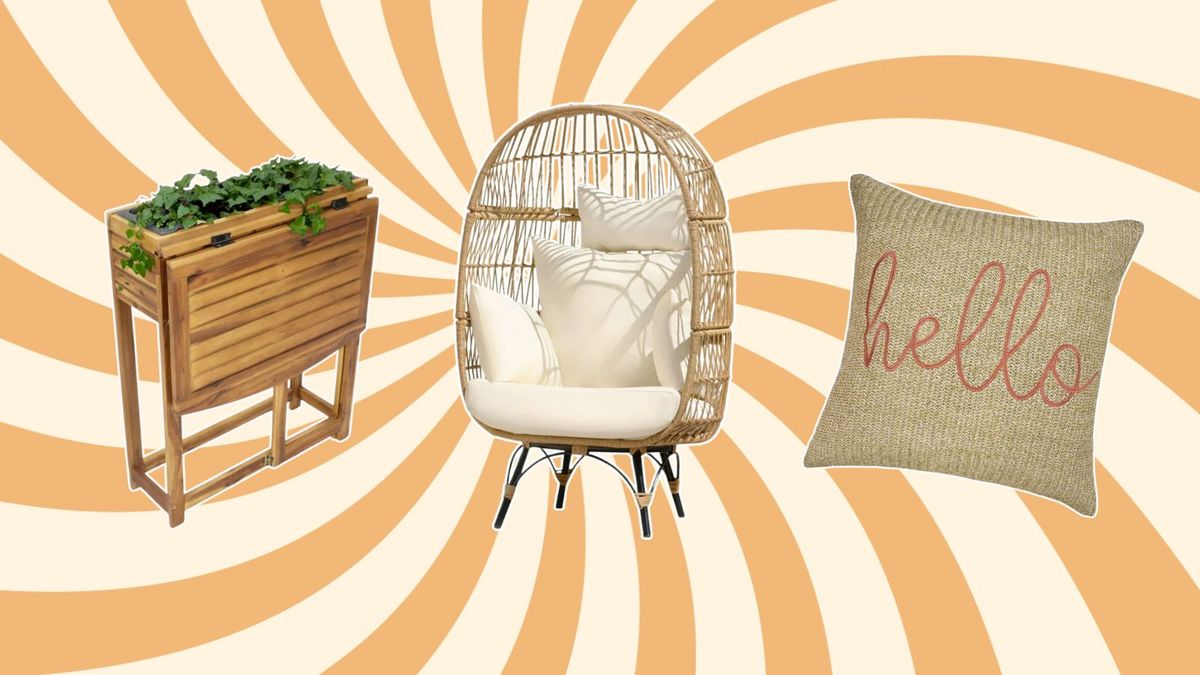 New Walmart balcony furniture and decor picks from $13 - cover