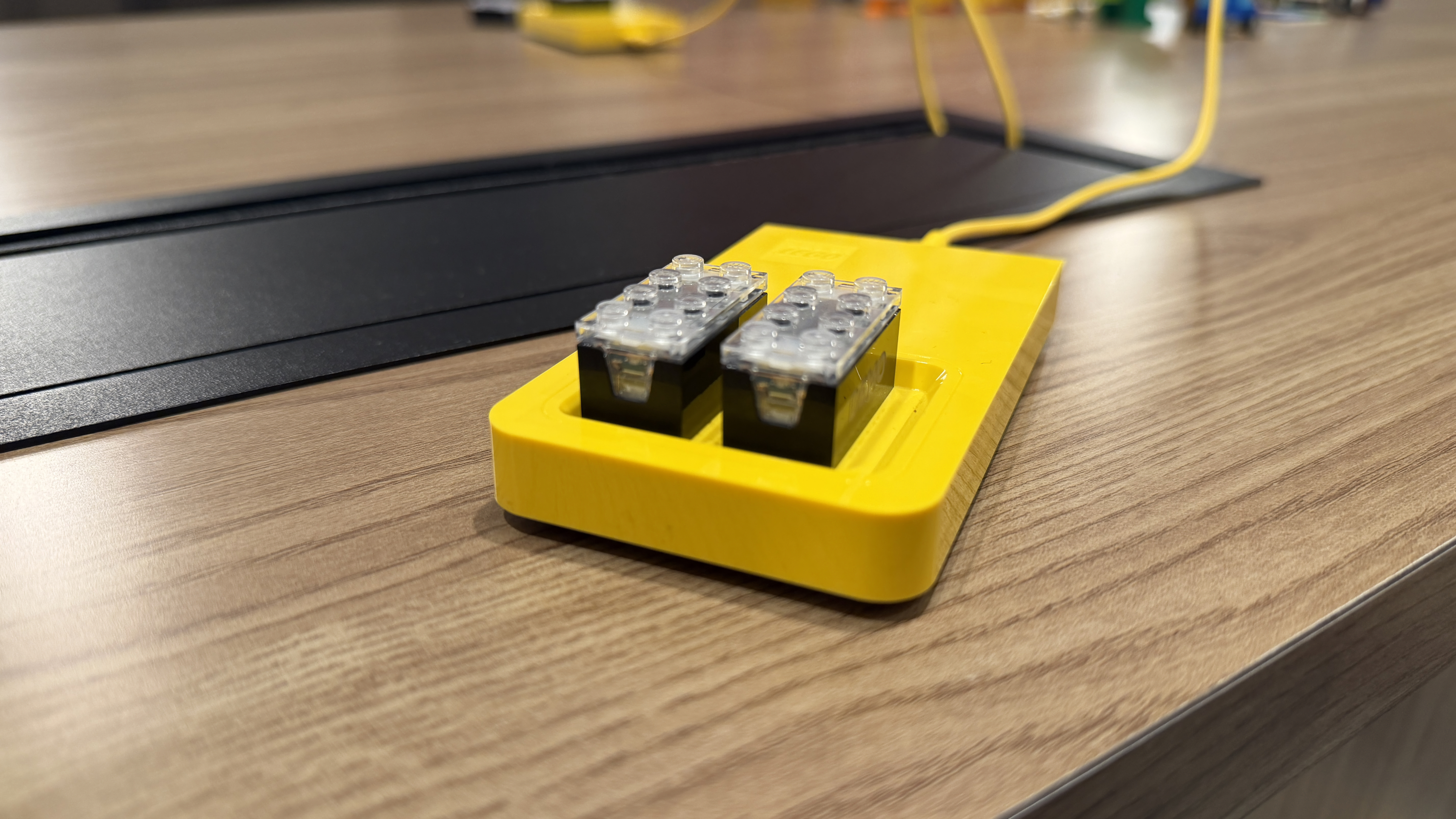 Lego Smart Bricks on Wireless Charger