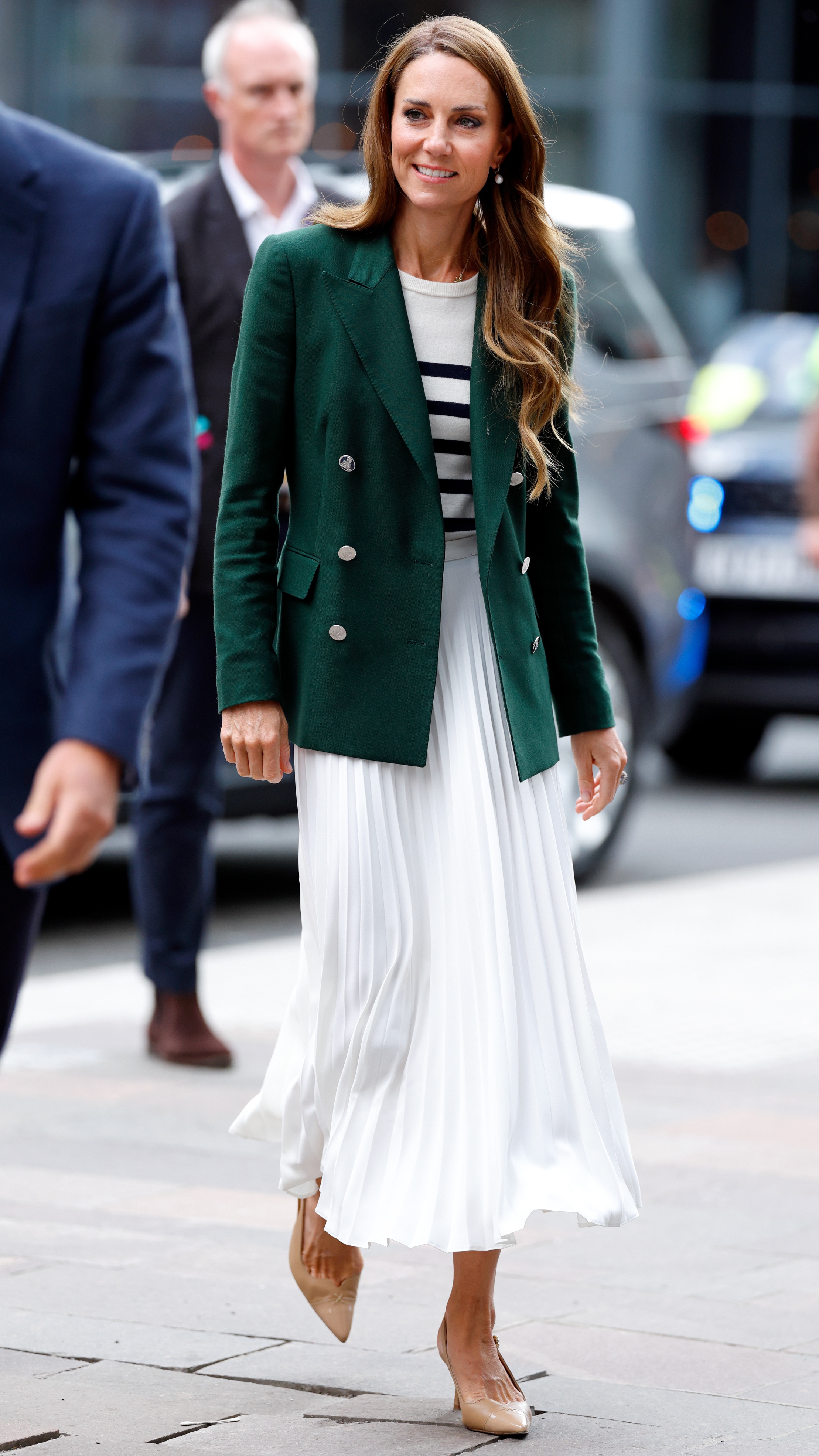 Catherine, Princess of Wales visits Team Wales during the Glasgow 2026 Commonwealth Games at the Yotel Hotel on August 1, 2026