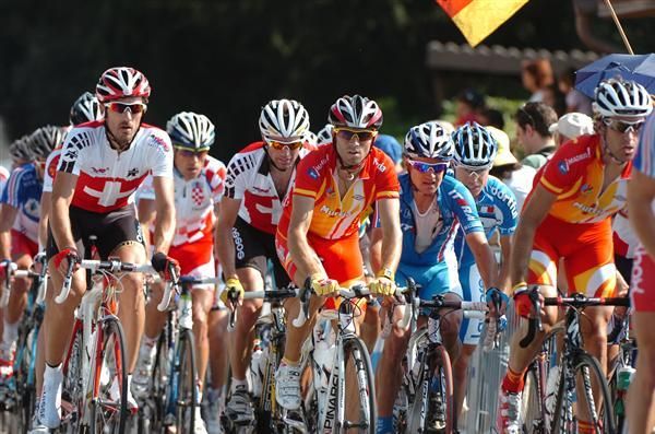 Fabian Cancellara (Switzerland) and Alejandro Valverde (Spain) were attentive throughout the day.