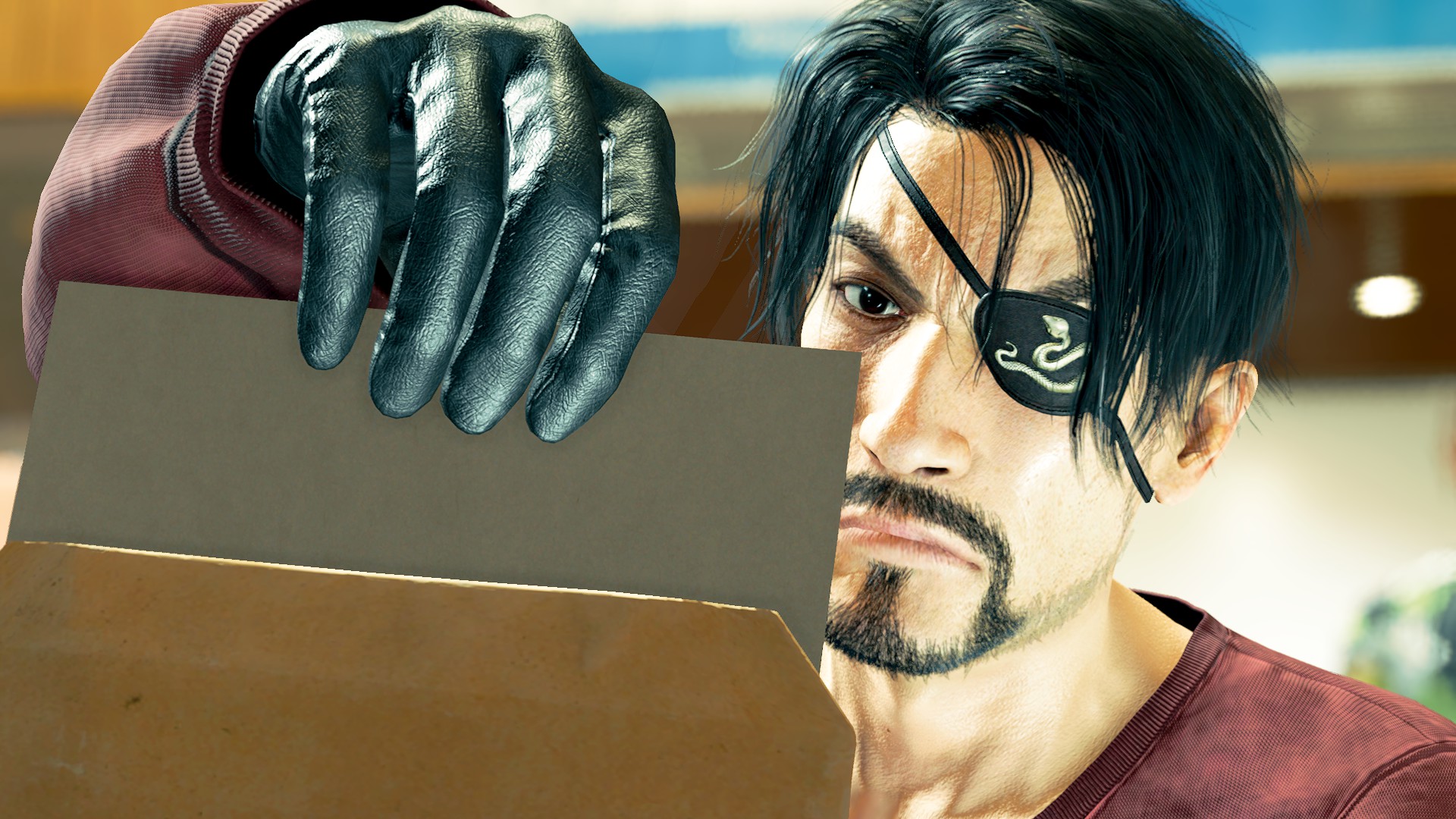 Majima de Pirate Yakuza en Hawaii View of Paper