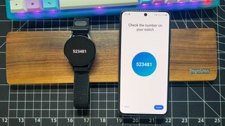 Confirm pairing between Galaxy Watch 5 and Galaxy S21 FE