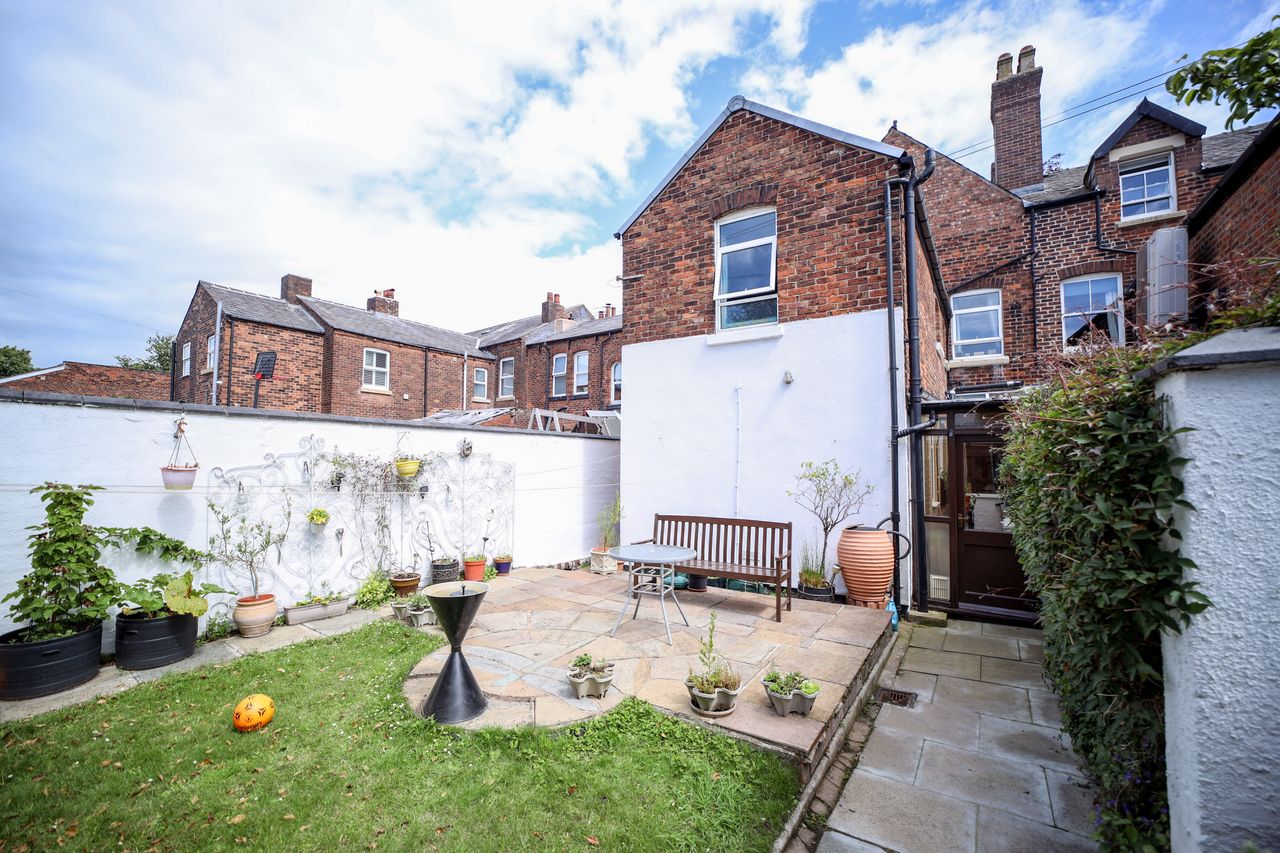 The property has an extensive garden