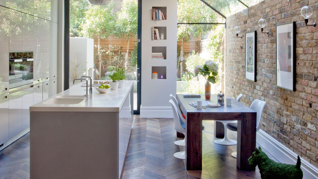 a modern kitchen side return extension